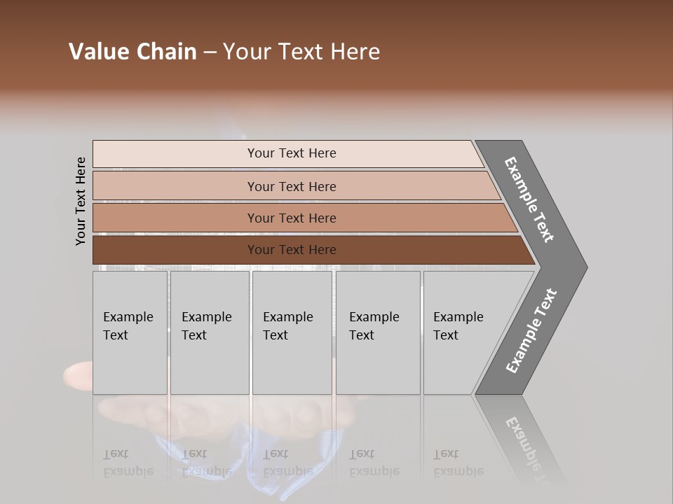 Glass Advertising Light PowerPoint Template