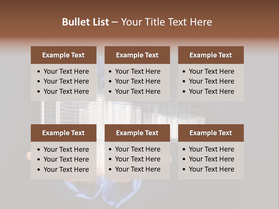 Glass Advertising Light PowerPoint Template