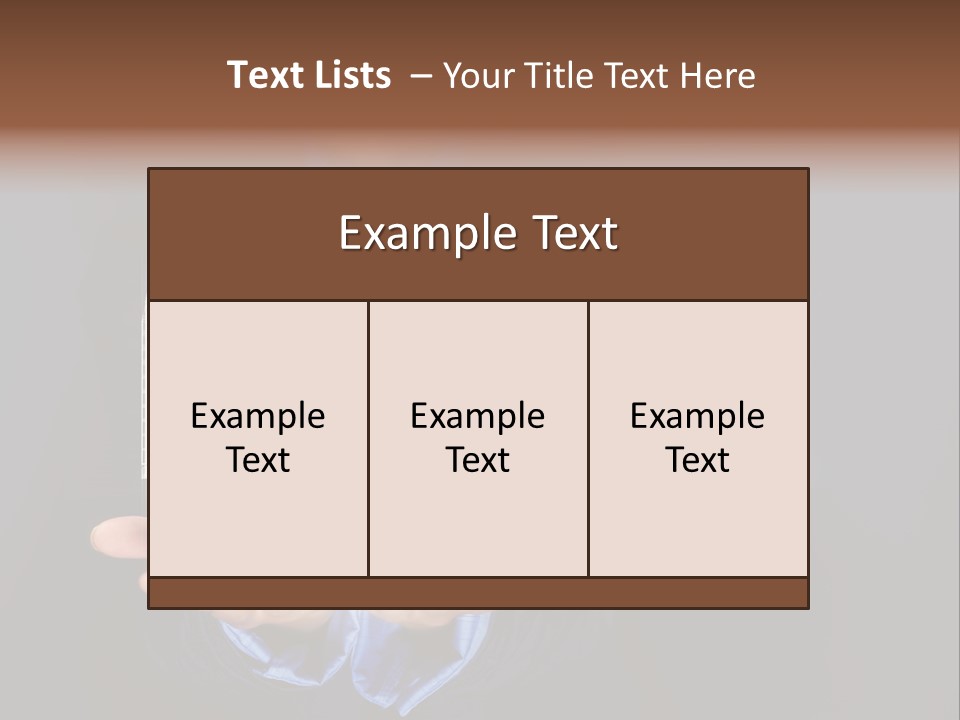 Glass Advertising Light PowerPoint Template