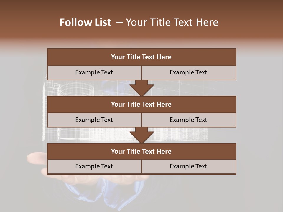 Glass Advertising Light PowerPoint Template