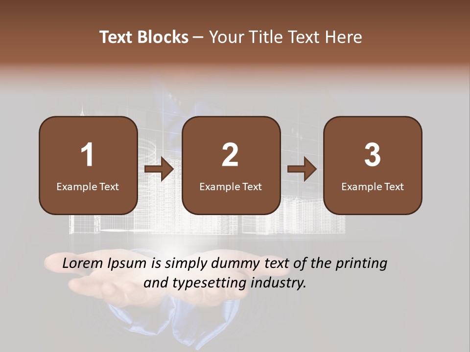 Glass Advertising Light PowerPoint Template