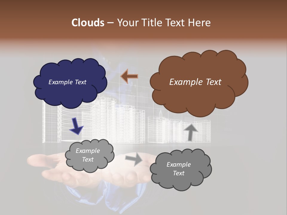 Glass Advertising Light PowerPoint Template