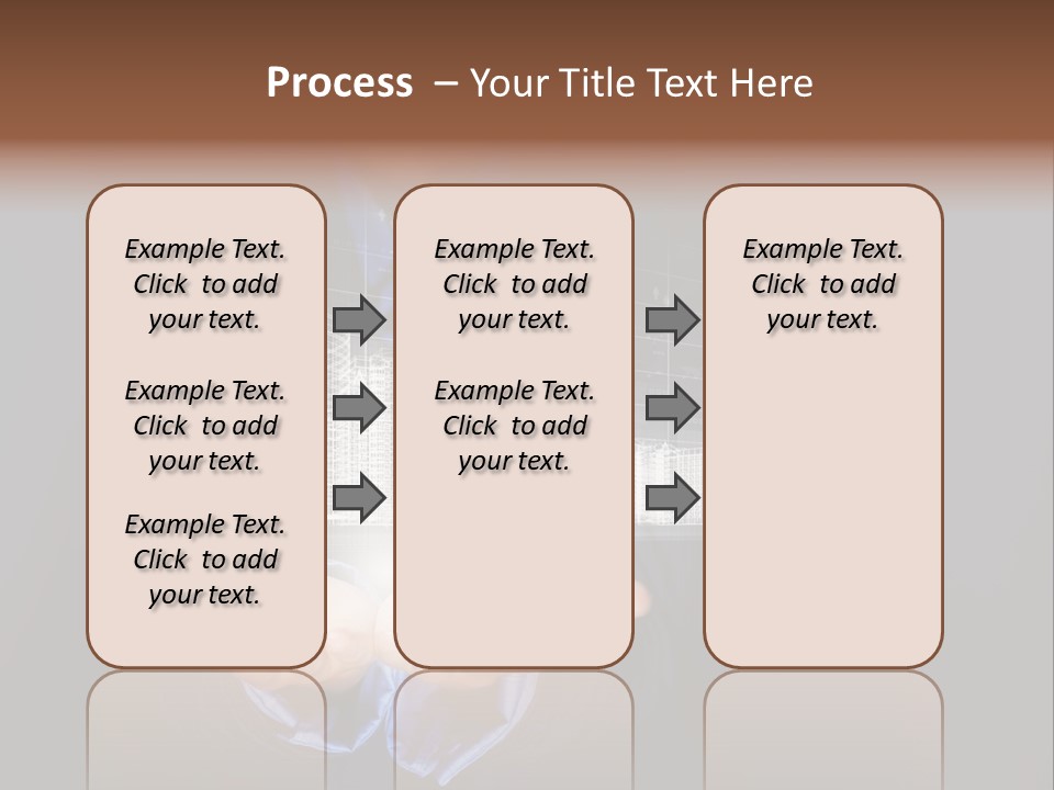Glass Advertising Light PowerPoint Template