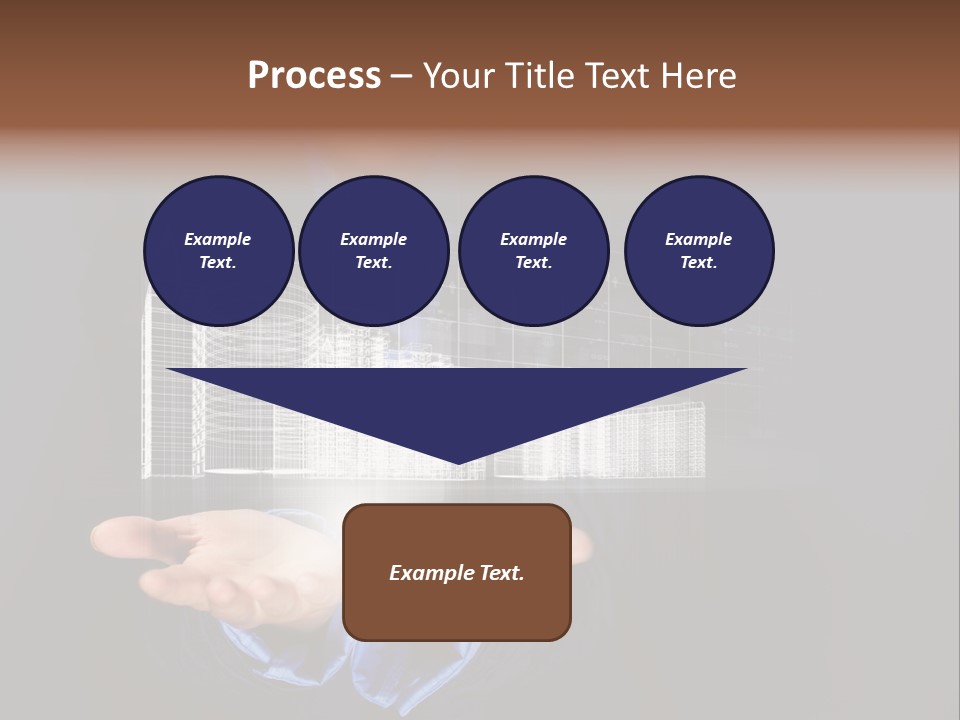 Glass Advertising Light PowerPoint Template