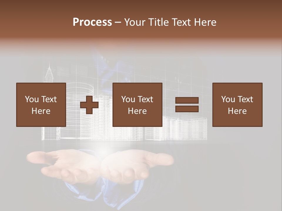 Glass Advertising Light PowerPoint Template