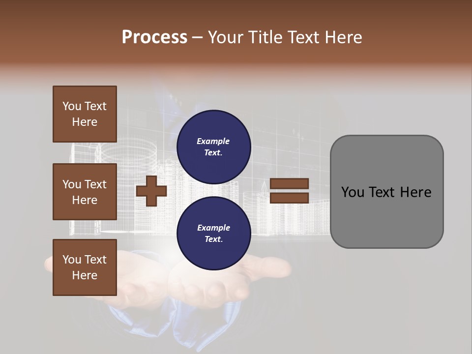 Glass Advertising Light PowerPoint Template