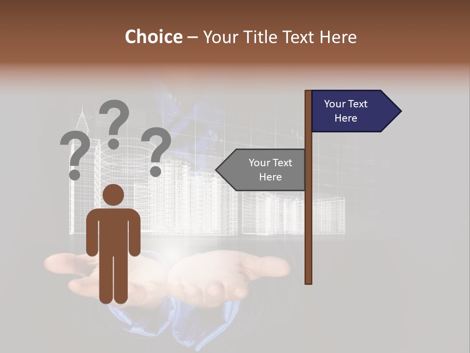 Glass Advertising Light PowerPoint Template