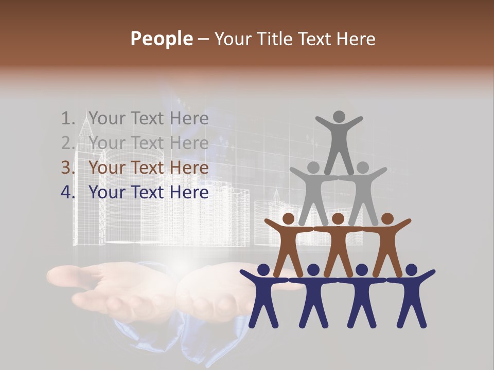 Glass Advertising Light PowerPoint Template