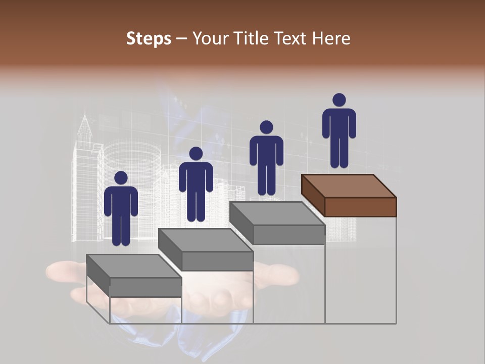 Glass Advertising Light PowerPoint Template