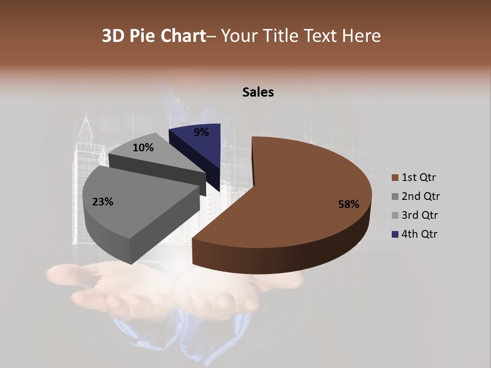 Glass Advertising Light PowerPoint Template