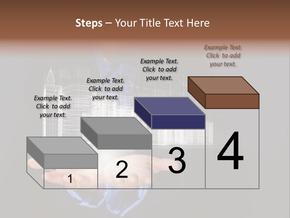 Glass Advertising Light PowerPoint Template
