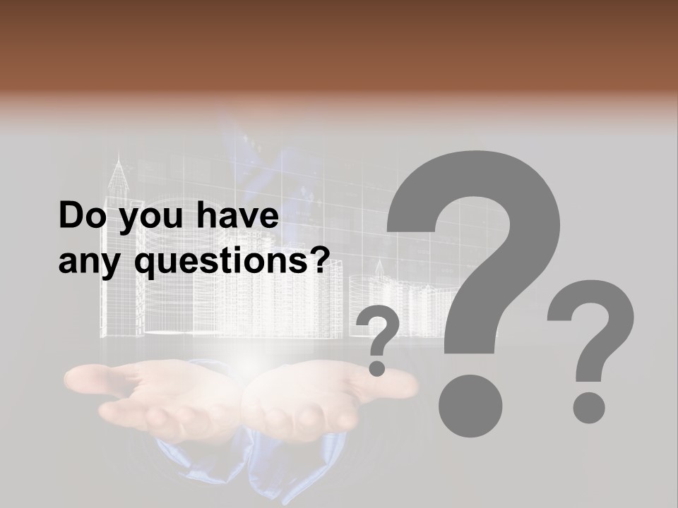 Glass Advertising Light PowerPoint Template