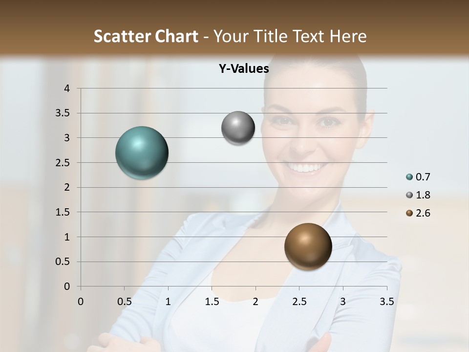 Worker Woman Corporation PowerPoint Template