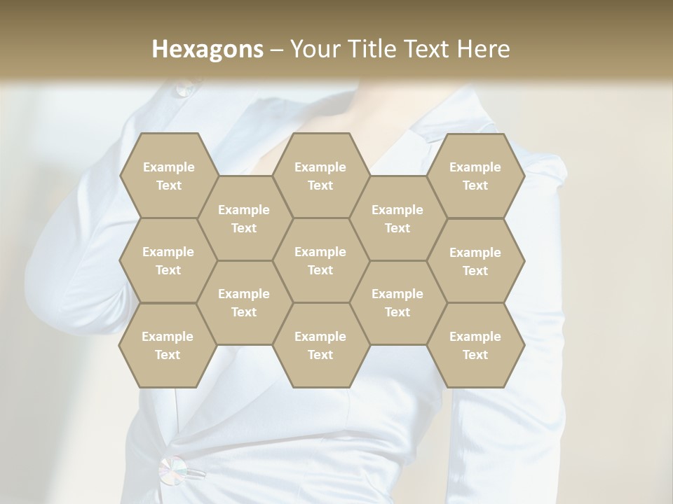 Pretty Caucasian Corporation PowerPoint Template