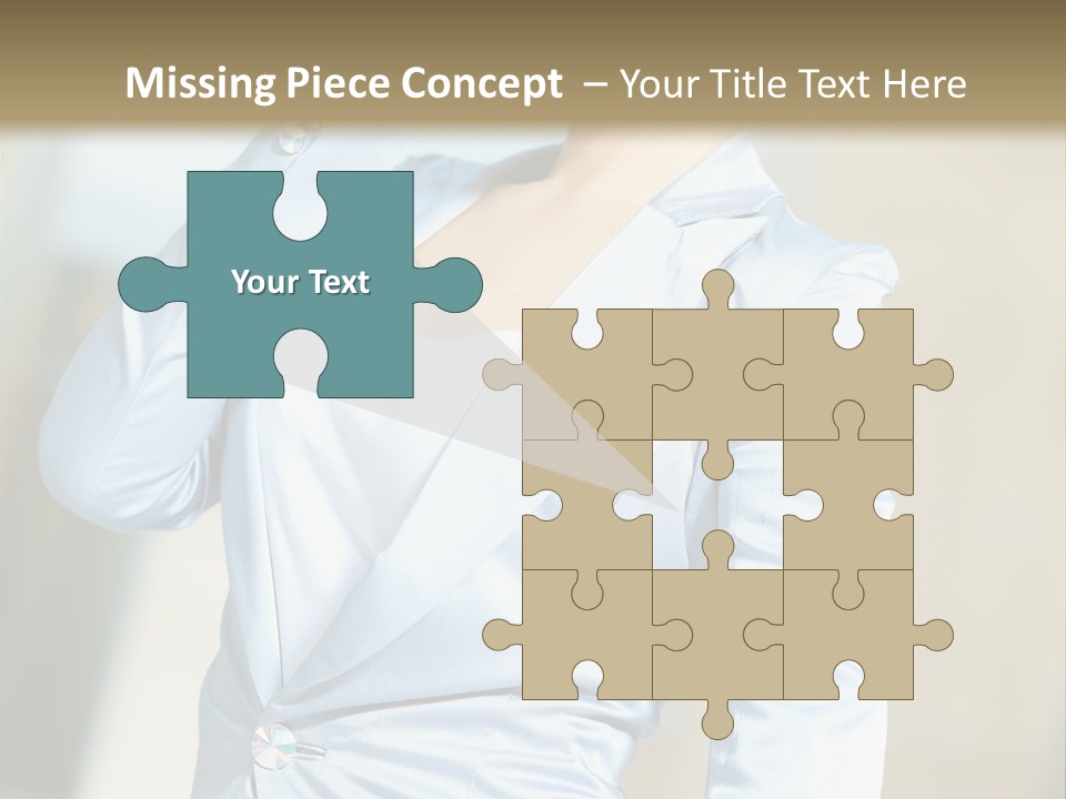 Pretty Caucasian Corporation PowerPoint Template