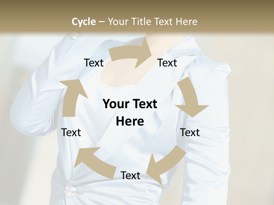 Pretty Caucasian Corporation PowerPoint Template