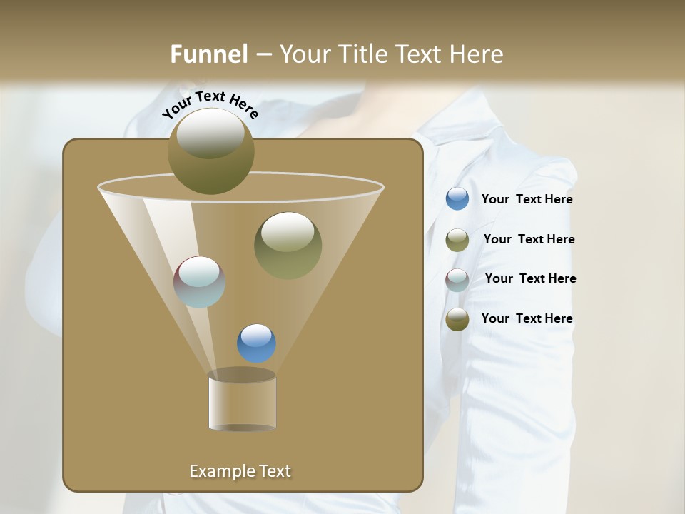 Pretty Caucasian Corporation PowerPoint Template