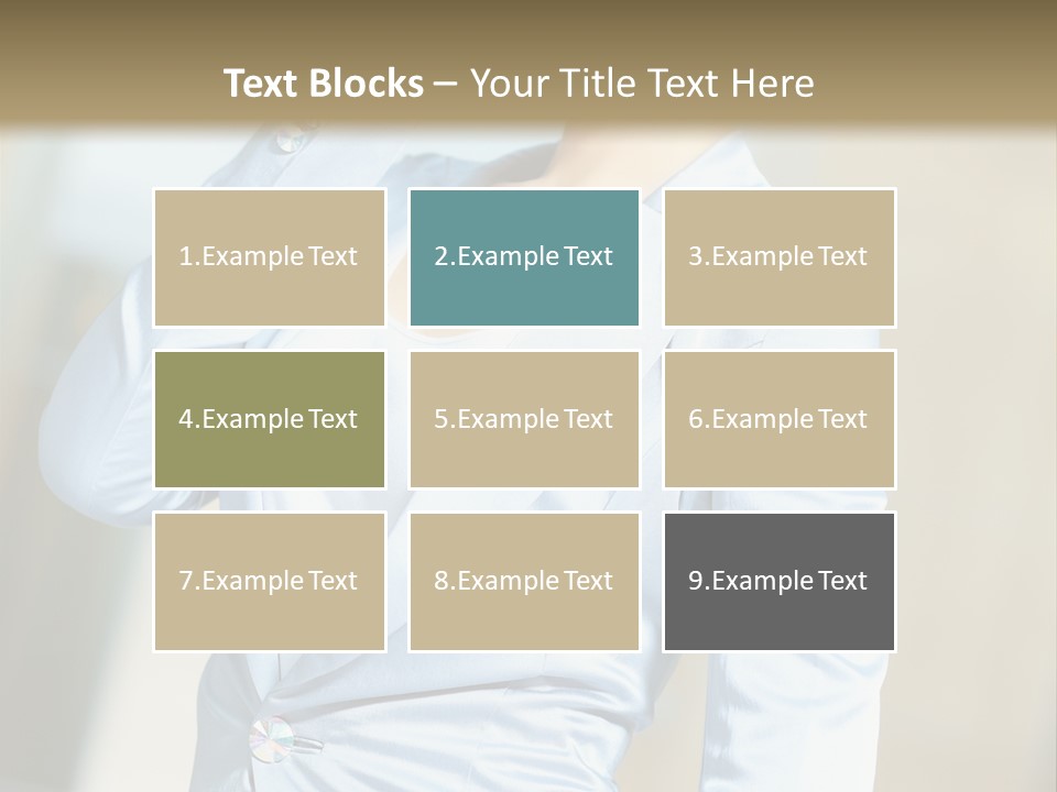 Pretty Caucasian Corporation PowerPoint Template