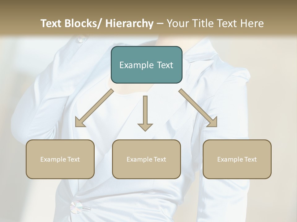 Pretty Caucasian Corporation PowerPoint Template