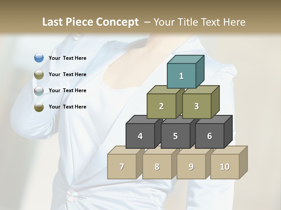 Pretty Caucasian Corporation PowerPoint Template