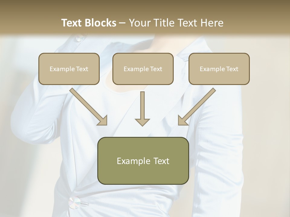 Pretty Caucasian Corporation PowerPoint Template