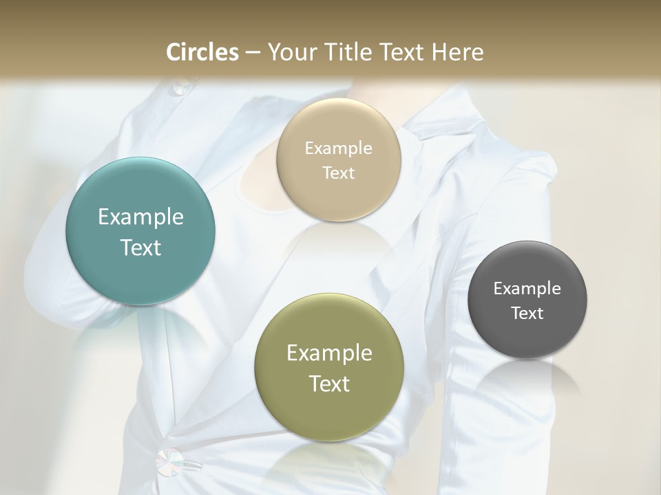 Pretty Caucasian Corporation PowerPoint Template