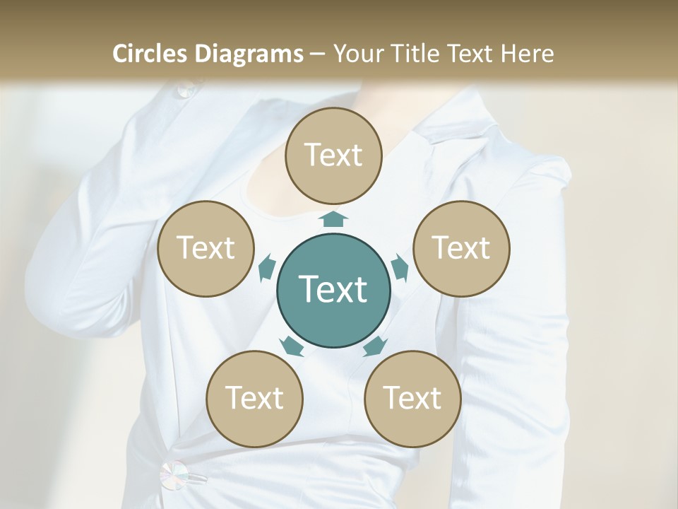 Pretty Caucasian Corporation PowerPoint Template