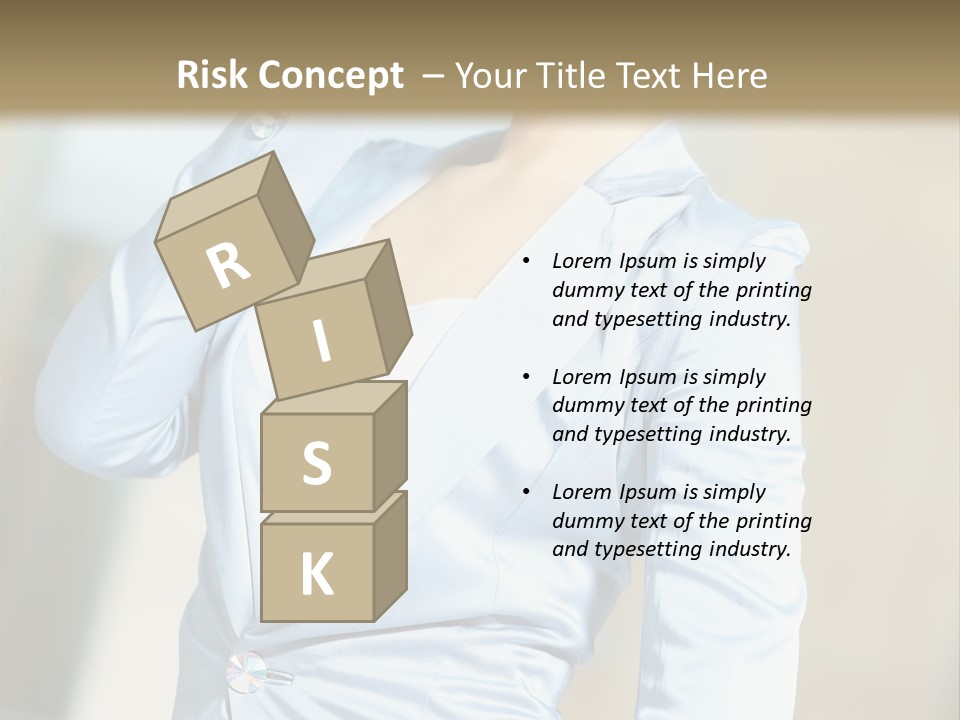 Pretty Caucasian Corporation PowerPoint Template