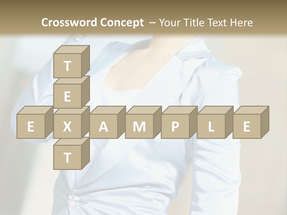 Pretty Caucasian Corporation PowerPoint Template