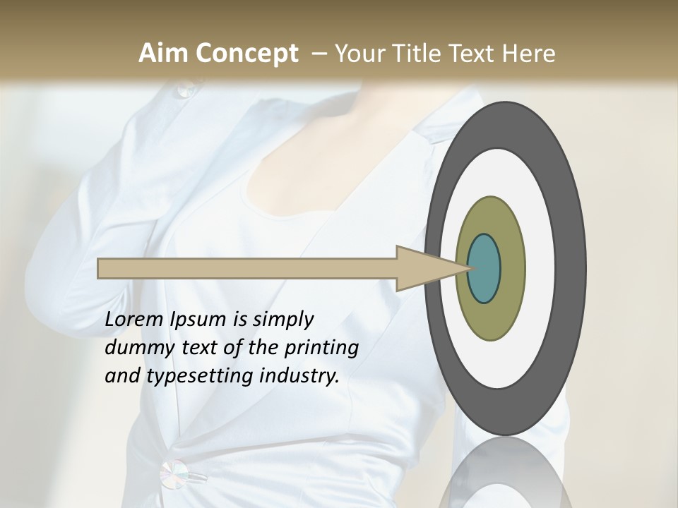 Pretty Caucasian Corporation PowerPoint Template