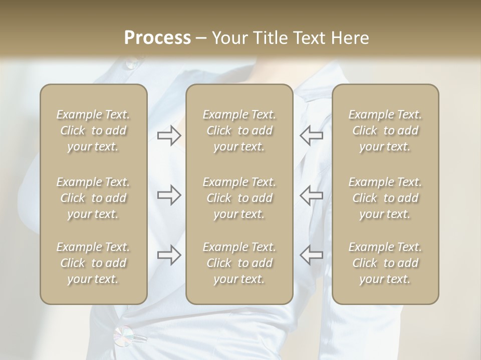Pretty Caucasian Corporation PowerPoint Template