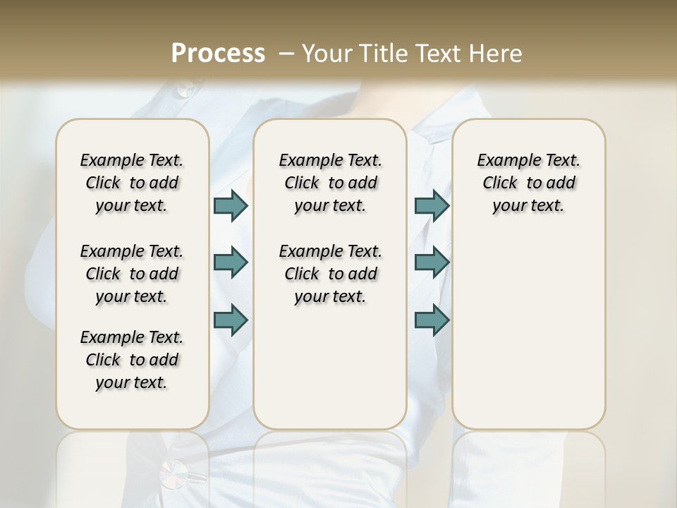 Pretty Caucasian Corporation PowerPoint Template