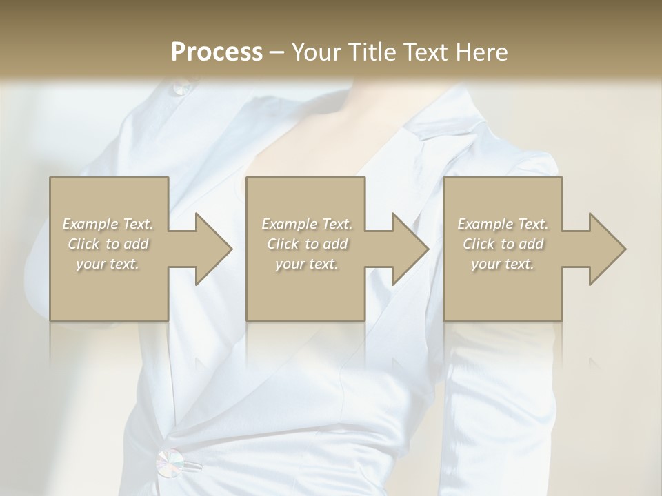 Pretty Caucasian Corporation PowerPoint Template