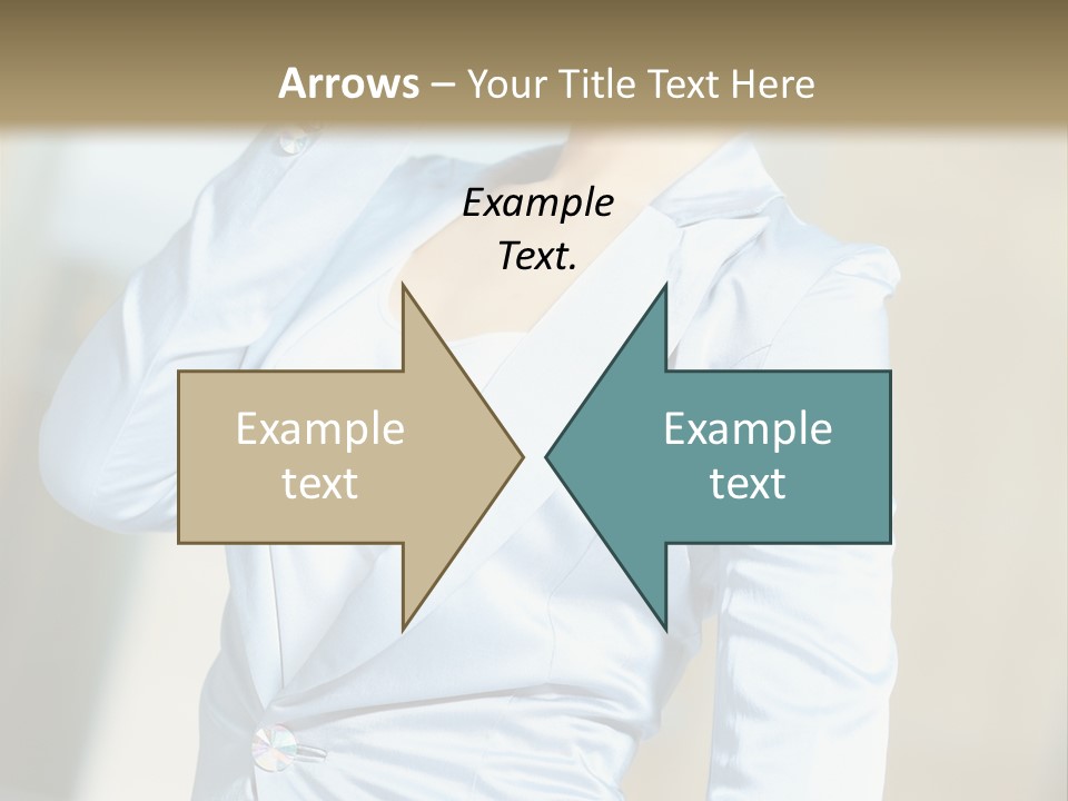 Pretty Caucasian Corporation PowerPoint Template
