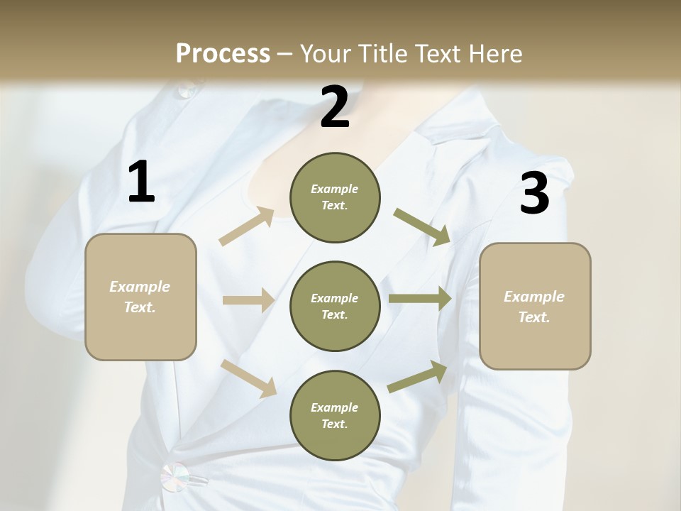 Pretty Caucasian Corporation PowerPoint Template