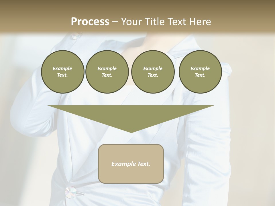 Pretty Caucasian Corporation PowerPoint Template
