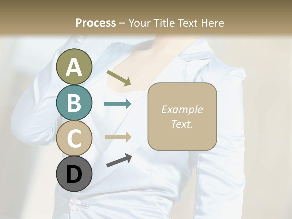 Pretty Caucasian Corporation PowerPoint Template