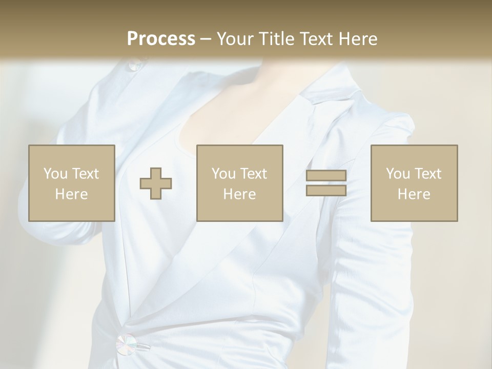 Pretty Caucasian Corporation PowerPoint Template