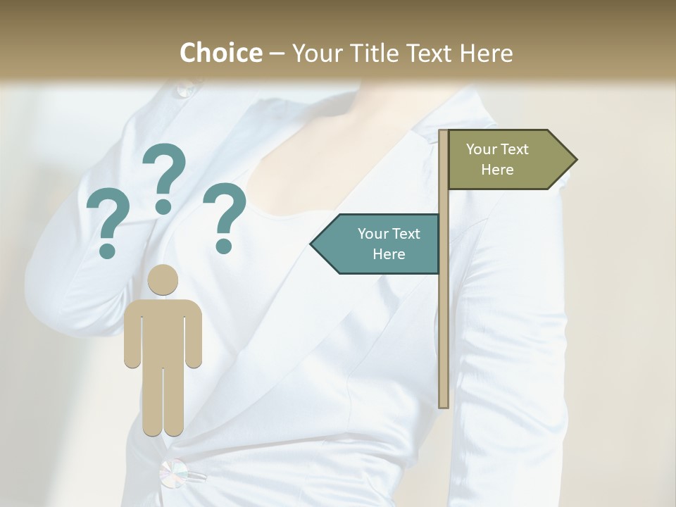 Pretty Caucasian Corporation PowerPoint Template