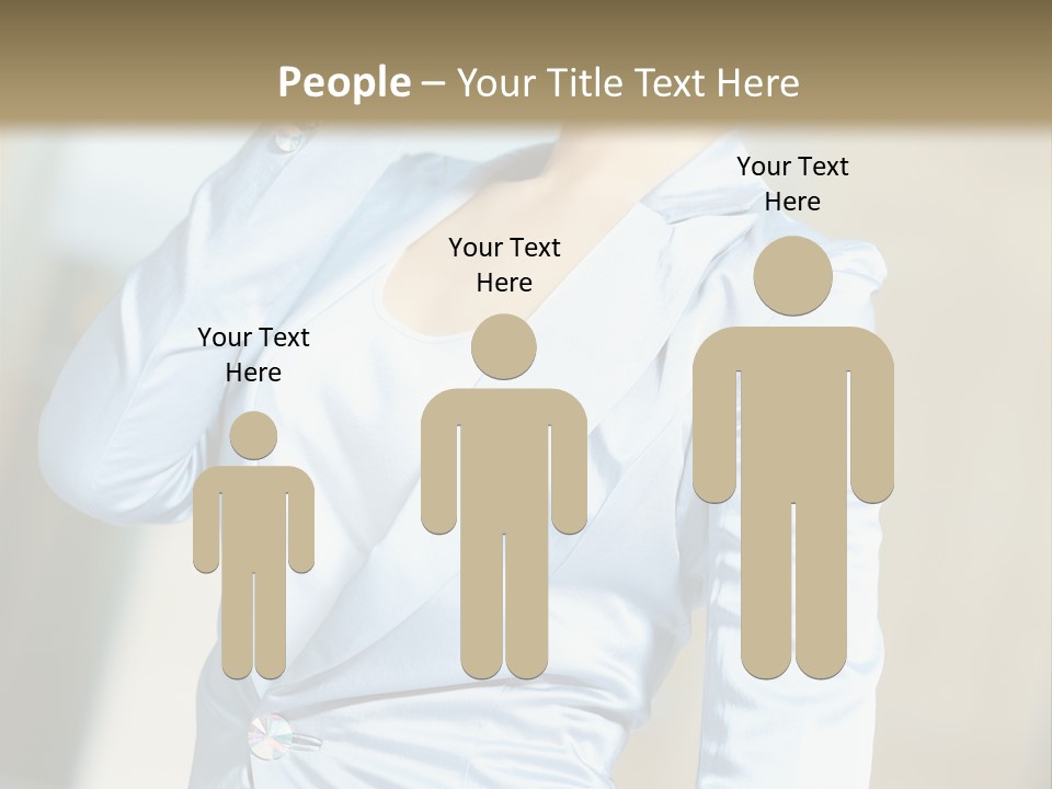 Pretty Caucasian Corporation PowerPoint Template