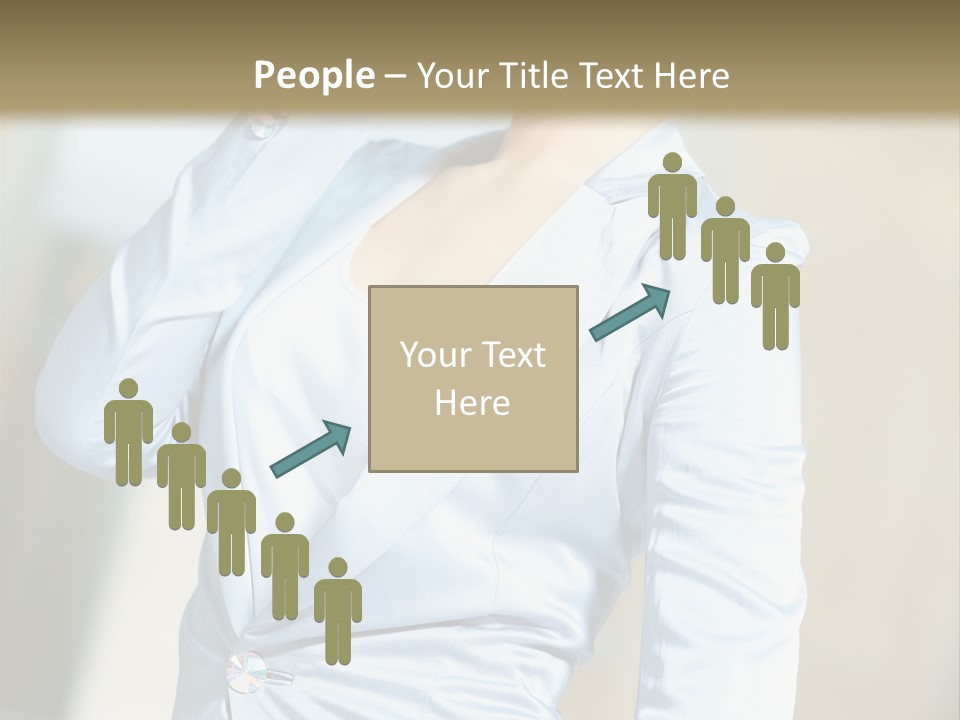 Pretty Caucasian Corporation PowerPoint Template