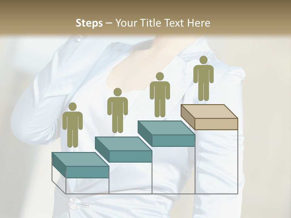 Pretty Caucasian Corporation PowerPoint Template