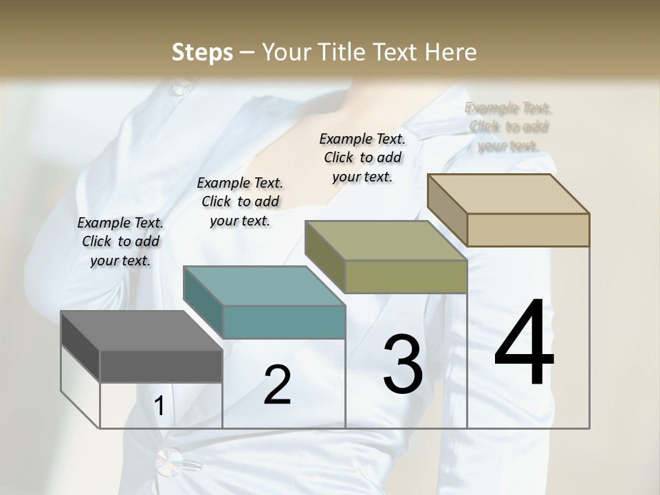 Pretty Caucasian Corporation PowerPoint Template