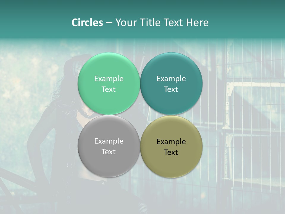 Masque Jeux Urbain PowerPoint Template