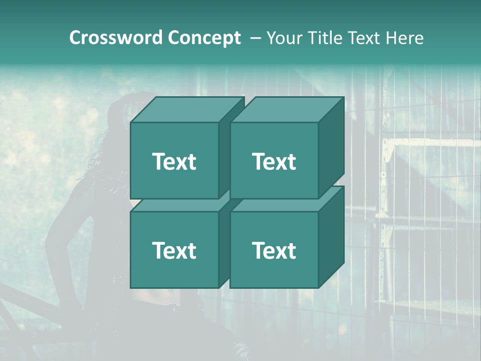Masque Jeux Urbain PowerPoint Template