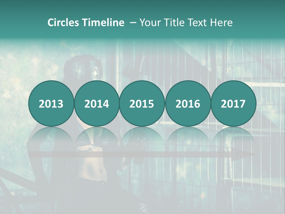 Masque Jeux Urbain PowerPoint Template