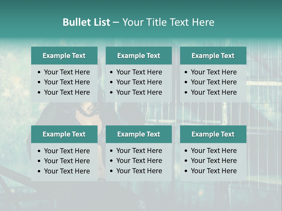 Masque Jeux Urbain PowerPoint Template