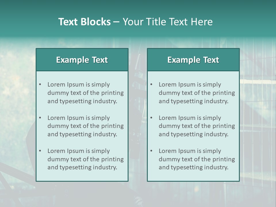 Masque Jeux Urbain PowerPoint Template
