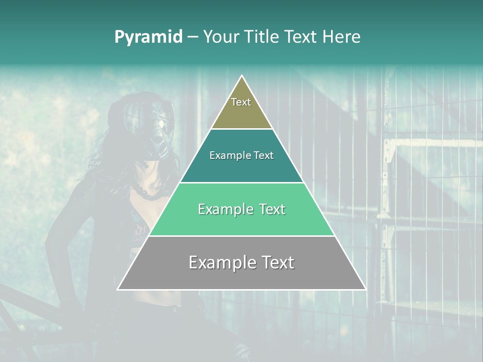 Masque Jeux Urbain PowerPoint Template