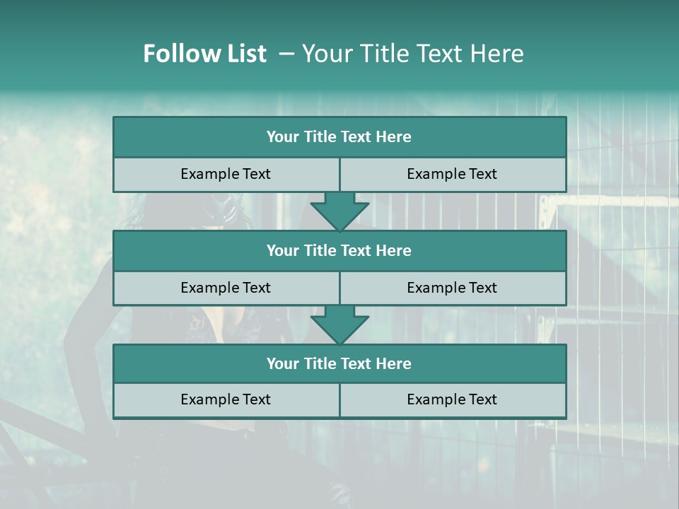 Masque Jeux Urbain PowerPoint Template